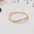wholesale S925 silver Japanese minimalist irregular curve ring, Dunli Jewelry 25th anniversary spring new collection-0-0
