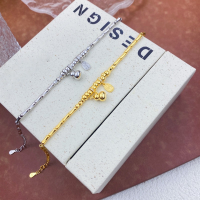 wholesale S925 Sterling Silver Bamboo Joint Plain Silver Gourd Lucky Bracelet, Fashionable National Trend Style High-end Niche Design Jewelry-Good Luck Gourd Bracelet - White Gold &gt; 925 Silver