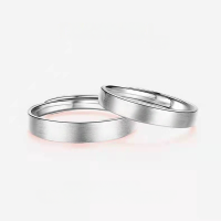 wholesale 925 Sterling Silver Adjustable Open Ring with Design Sense for Maker Our Love Couple Give You My Love-English Our Love (Women's Price)  Adjustable opening