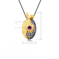 wholesale 925 Silver Italian Designer Crafted Pendant, Bianshu Flower Amethyst Necklace with a Sense of Sophistication-0-0