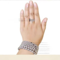 wholesale 925 Silver Round Bead Lucky Bead Pure Silver Stackable Bracelet Simple and Versatile Smooth Bead Bracelet S7427-0-2