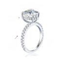 wholesale S925 silver plated with 18k white gold 95mm heart-shaped 35ct moissanite engagement ring for women-0-5