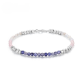 wholesale S925 Sterling Silver Fashionable Popular Iolite Crushed Silver Bracelet Niche Design Exquisite High-End Sense Jewelry Wholesale-0-0