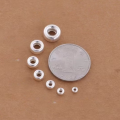 wholesale S925 Sterling Silver Water Bubble Beads, Plain Silver Wheel Beads, Spacer Beads, Buddha Beads, Tire Beads, Silver Decorative Beads, DIY Craft Accessories-0-1