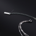 wholesale S925 Sterling Silver Multi-layer Piece Necklace Ins Style Minimalist Design Women's Collarbone Chain Y00220-0-4