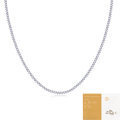 wholesale 925 Silver New Stylish Light Luxury Women's Necklace, Europe and US Cross-Border Hot-Selling Tennis Chain with 10-Point Moissanite-0-6