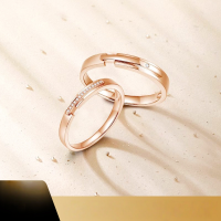 wholesale 18K Gold Matching Rings Natural Diamond Ring High-end MinimalistCircle Band Women's Jewelry Non-fading Wholesale-18K White Women's Ring