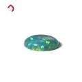 wholesale Metal material, synthetic opal OPAL oval egg-shaped wish hot-selling synthetic opal earring pendant inlay matching stone-0-3