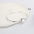 wholesale S925 Silver Cloud Tide Pavilion Fashion Geometric Heart Cute Fresh Trendy Versatile Design Bracelet for Women-0-1