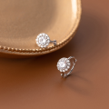 wholesale S925 silverfulltemperament ear clip women Korean version simple ear circle small fresh earring G9097-0-0