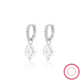 wholesale S925 Sterling Silver Imitation Pearl Diamond-Studded Ear Clips Drop Earrings Cross-Border Hot Purchase Fashion INS High-End Earrings-0-6