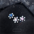 wholesale S925 Sterling Silver Christmas Earrings for Women, Sweet Small Snowflake with Inlaid Diamonds, Fresh Ear Accessories E0735-1-0-1