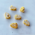 wholesale S925 Gold-Plated Silver Inlaid with Natural Hetian Jade Gourd Beads DIY Bracelet Necklace Accessories Ruyi Lock Pendant-0-6
