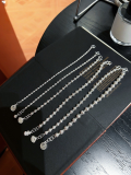 wholesale S990 Pure Silver Smooth Round Bead Unisex Bracelet for Men, Women, and Children, Versatile Buddhist Bead Bracelet-0-5