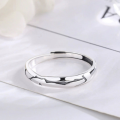 wholesale 925 Silver Retro Vine Ring Hip Hop Style Index Finger Ring Minimalist Design Elegant Adjustable Opening Ring-0-0