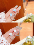 wholesale 925 Sterling Silver Korean-style Fashion Design Sense Waterdrop Earrings, Commuting Versatile Niche Personality Temperament Sexy Small Earrings-0-14