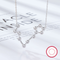 wholesale S925 Sterling Silver Amazon Best-Selling Women's Versatile Niche Chain Twelve Zodiac Signs Zircon Pendant European and American Jewelry-0-11