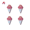 wholesale Metal material, synthetic opal OPAL ice cream/ice cream ear stud pendant inlaid with synthetic opal cultivated opal-0-4