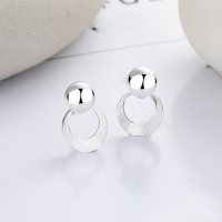 wholesale S925 Silver Cloud Tide Pavilion Fashion Cross-Border European and American Light Luxury French Elegant Personality Trendy Design Earring Ear Clasp-YHR390/approx. 4.7g 925 silver