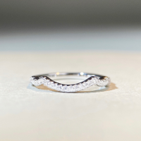 wholesale S925 Sterling Silver Stackable Ring Women Minimalist Ins Style Matching Ring Zircon Ring Wholesale Secondary Ring Matching-White-CBJZ387 No.5