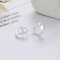 wholesale S925 Sterling Silver Korean Japanese Minimalist Ins Style Geometric Irregular Creative Versatile Trendy Commuter Earrings-0-1