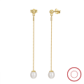 wholesale GPE Collection S925 Sterling Silver European and American Cross-Border Exquisite Earrings, Natural Freshwater Pearl Stud Earrings Wholesale-0-34
