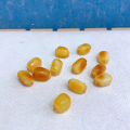 wholesale S925 Gold-Plated Silver Natural Beeswax Spacer Bead Barrel Bead Planet Bead Drop Pendant DIY Accessories Bracelet Semi-Finished Product-0-5