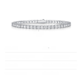 wholesale Metal: S925 Silver Plated Gold Moissanite Tennis Bracelet for Women, New Style Unisex Bracelet, Cross-Border Best Seller, Ready to Ship-0-1