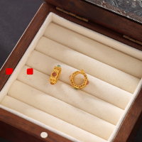 wholesale Gold-Plated S925 Ancient Silver with Natural Tourmaline Running Ring, Handmade DIY Bracelet Stringing, Buddhist Beads, Cultural Play Accessories-Tourmaline running ring