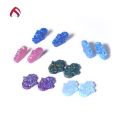 wholesale Metal material, synthetic opal OPAL palm-shaped double-sided fire opal polymer cultured synthetic opal gemstone-0-4
