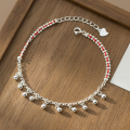 wholesale S925 Silver Nalan Small Fresh Sweet Ins Style Niche Design Exquisite Tassel Bead Red String Bracelet S7778-0-0