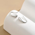 wholesale S925 Sterling Silver Maker's Water Drop Earrings for Women, Summer New Trendy Hook Earrings, Minimalist Studs, Niche Ins-style Jewelry-0-2