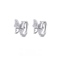 wholesale S925 silver metal new Korean lightweight luxury and elegant zircon stud earrings for women, small and niche, textural, heavy workmanship, and mixed batches-0-0