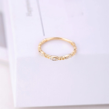 wholesale S925 sterling silver minimalist stackable unique niche ring trendy elegant pinky ring Japanese style-0-1