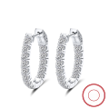 wholesale S925 sterling silver gold-plated ultra-sparkling zirconia drop earrings, manufacturer wholesale-0-95