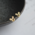 wholesale 9K Gold AU375 Mickey Disney Stud Earrings Cute for Teen Girl Students-0-1