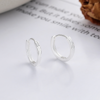 wholesale S925 Sterling Silver Geometric Ear Clasps, Minimalist and Versatile for Daily Commute, Korean Style Petite and Exquisite Earrings for Women-377R/approx. 1.5g 925 silver