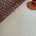 wholesale S925 Sterling Silver Plain Chain Sideways Necklace for Women, Light Luxury Layering Versatile DIY Pendant Foundation Chain Bamboo Link Chain-0-11