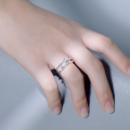 wholesale 925 Silver Bamboo Rhyme Autumn Winter New Ring for Women, High-end Double-layer Openable Silver Ring in Neo-Chinese Style for Wholesale-0-2