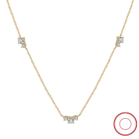 wholesale S925 Sterling Silver Cloud-Pull Jewelry Shining White Zircon Collarbone Chain Niche Personalized Necklace Accessories Factory Direct-14K gold, approximately 1.83g 925 silver