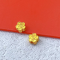 wholesale S925 Gold-Plated Auspicious Cloud Spacer Beads for DIY Bracelets and Necklaces, Multi-Hole Ornaments for Chinese Knot Crafts, Best Seller-0-6