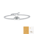 wholesale 925 Sterling Silver European and American Popular Fashion Light Luxury Bracelet, Niche Cross-Border Hot Seller Moissanite Cuban Chain Bracelet for Women, High-End Feel-0-6