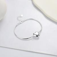wholesale S925 Silver Cloud Tide Pavilion Fashion Geometric Heart Cute Fresh Trendy Versatile Design Bracelet for Women-YS282M/approx. 7g 925 silver