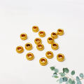 wholesale Metal S925 gold-plated spacer beads, wheel beads, disco beads, lantern beads for bracelet, necklace, string accessories, rope DIY semi-finished products-0-9