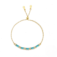 wholesale S925 Sterling Silver Single Row Zircon-studded Pentagram Circle Bracelet, A Stylish And Unique Korean-inspired Design-Gold-Style 3 925 Silver