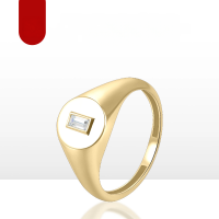 wholesale S925 Sterling Silver Vintage Style Wide Ring with Moissanite, Golden Dawn Series, Retro Men's Silver Ring, Popular in 2024-Moissanite Ring  US size 6 (domestic size 13)