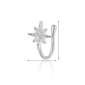 wholesale 925 Sterling Silver Star Nose Clip Cross-Border Hot Item Light Luxury High-End Sense Versatile INS Ear Clips Jewelry-0-10
