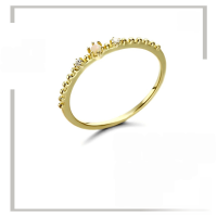 wholesale Gold Plated 925 Silver Natural Opal Moonstone Thin Ring Versatile Stacking Pinky Ring Dunli Jewelry Clearance Sale-Moonstone Sparkling Women's Ring (Clearance Price, No Returns or Exchanges)  Hong Kong No. 6