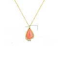 wholesale 925 Sterling Silver with Queen Shell Pink Shell Pendant Necklace for Women-0-3