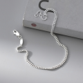 wholesale S925 Silver Fresh Sweet Ins Style Niche Design Exquisite Minimalist Double-Layer Beaded Ankle Chain S7890-0-2